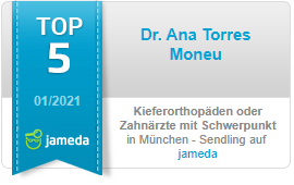Jameda Top 5 Sieger Dr. Ana Torres Moneu